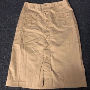 EUC vintage Gap khaki skirt size 5